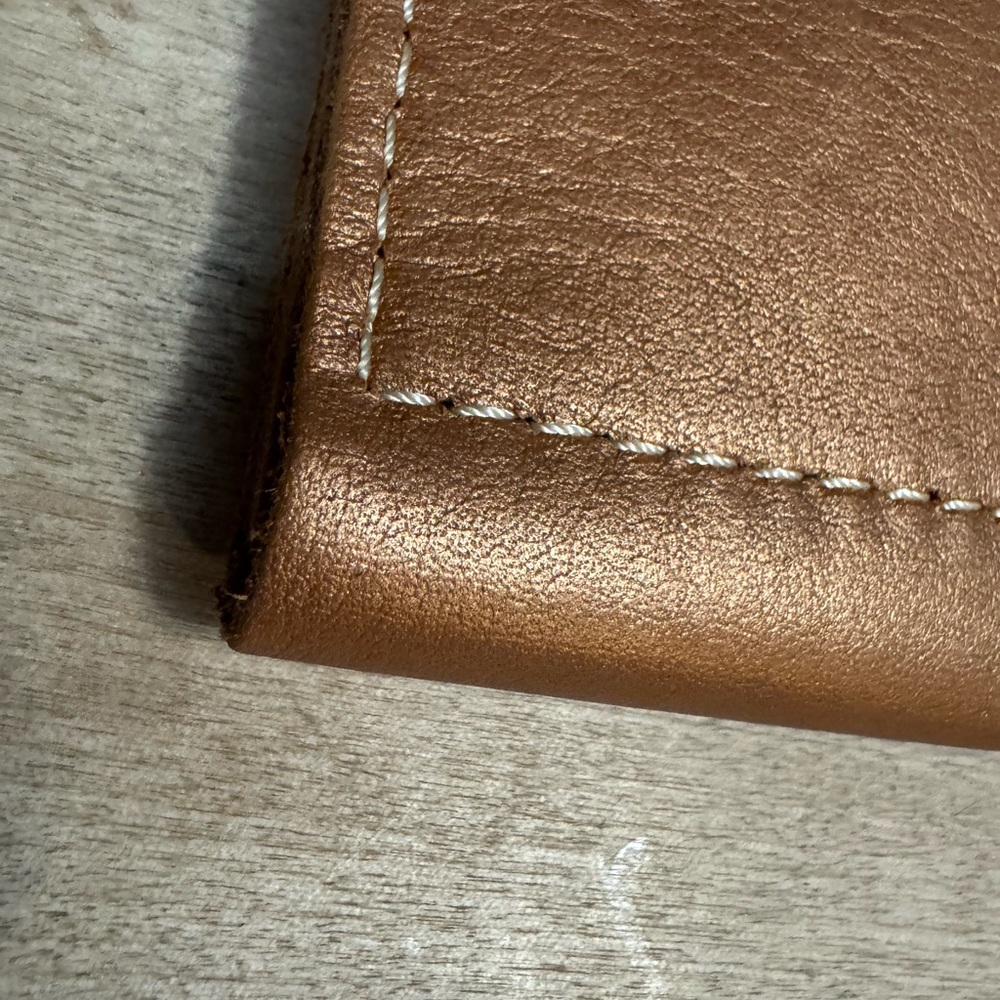 Portland Leather Copper metallic Ranchers Wallet - Picture 8 of 12